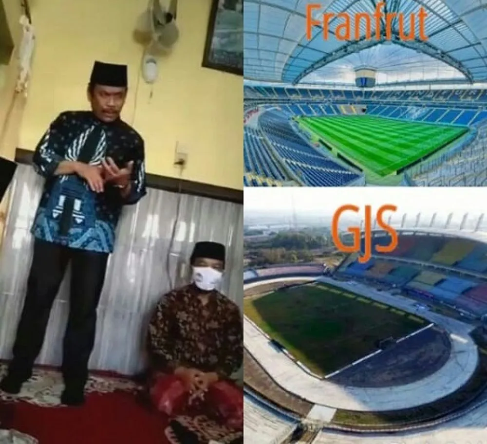 Heboh, Wabup Gresik Qosim Sebut Gejos Stadion Terbaik Kedua Dunia