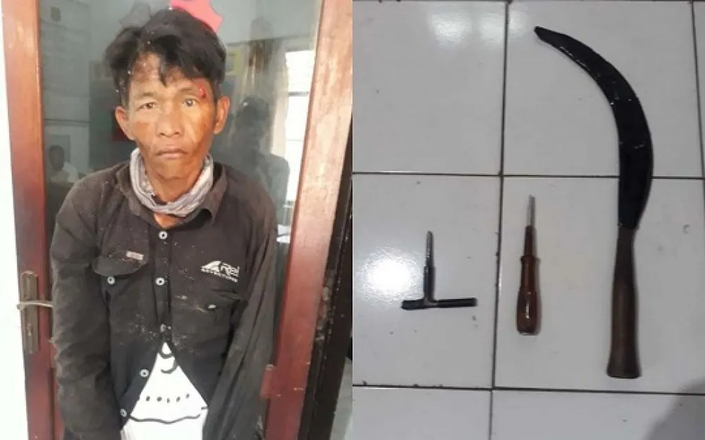 Bawa Clurit, Maling Motor Keok Dimassa