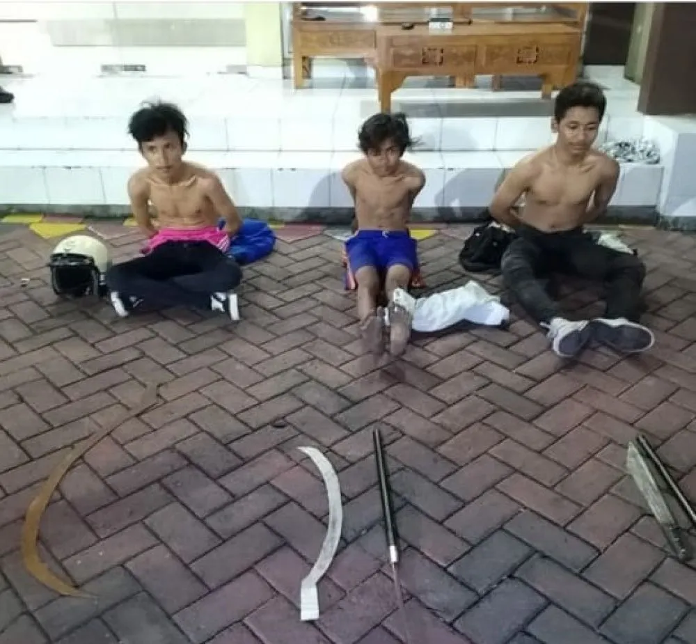 Hendak Tawuran, Tiga Remaja Diamankan Polisi