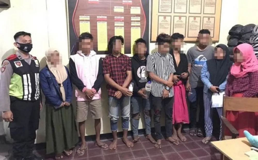 Gelar Pesta Miras, 9 Remaja Diamankan