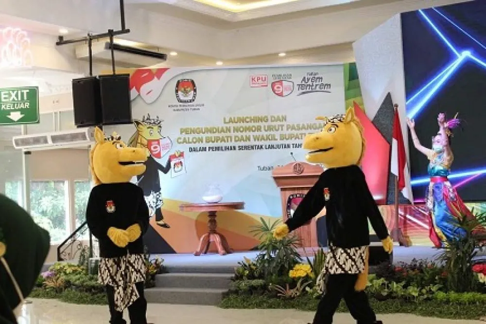 KPU Tuban Launching Maskot dan Jingle Pilkada Tuban