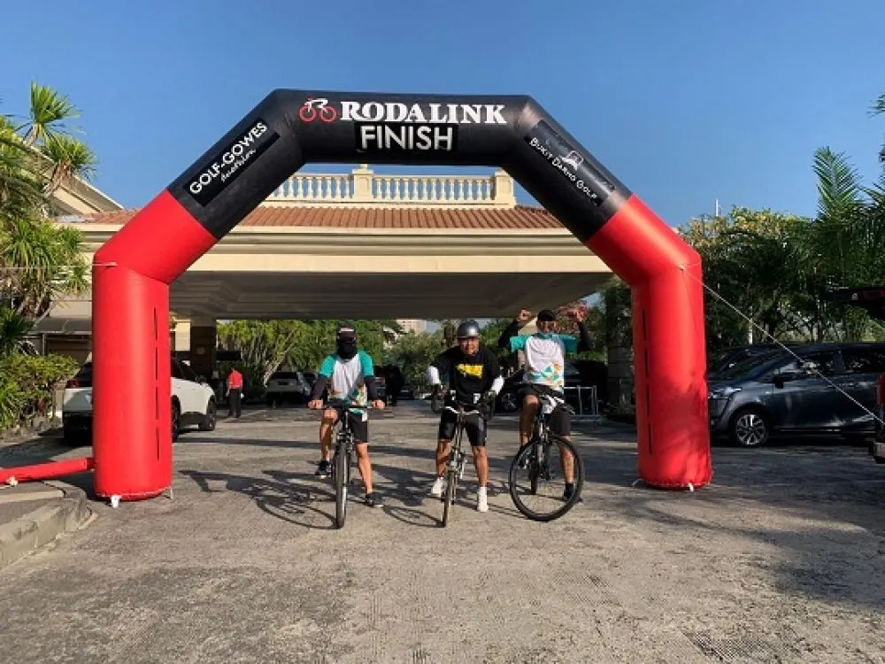 BDG Gelar Golf - Gowes Duathlon Pertama