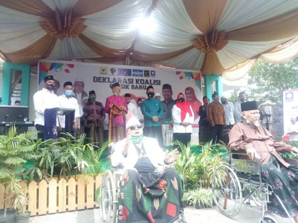 6 Parpol Deklarasi Usung Paslon Gus Yani - Bu Min di Pilbup Gresik