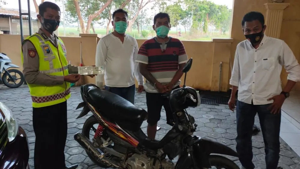 Curi Motor Tetangga, Seorang Residivis di Jombang Diringkus Polisi