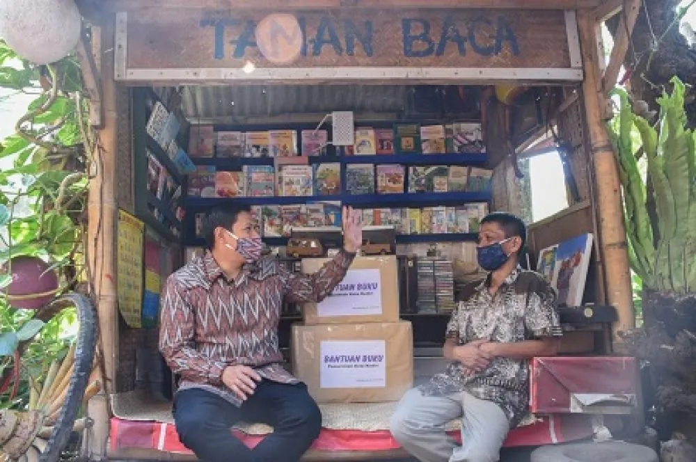 Walikota Kediri Kunjungi Kampoeng Jadhoel Art