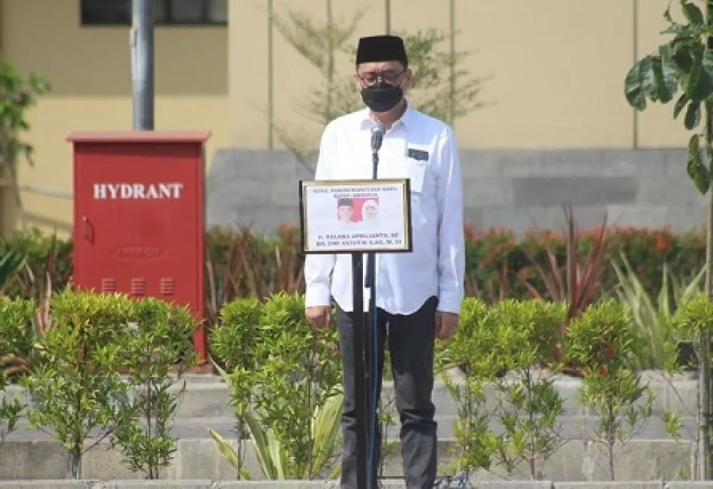 Datang Tanpa Cawabup, Mas Kelana Deklarasi Sidoarjo Bermasker Sendirian