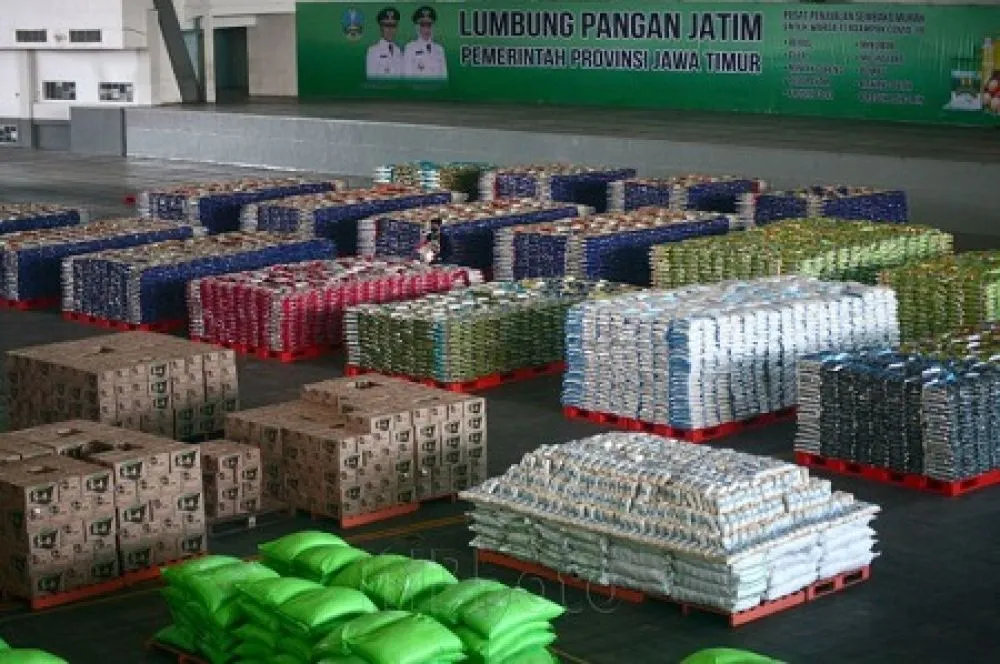 Luaskan Layanan Sembako Murah, Lumbung Pangan Jatim Gandeng BUMDes