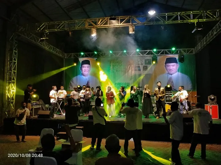 BHS-Taufiqulbar, Dangdutan tanpa Masker, Dipanggil Bawaslu