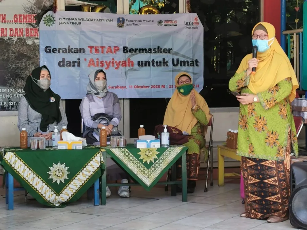 Lita Machfud Apresiasi Gerakkan Aisyiyah Tetap Bermasker