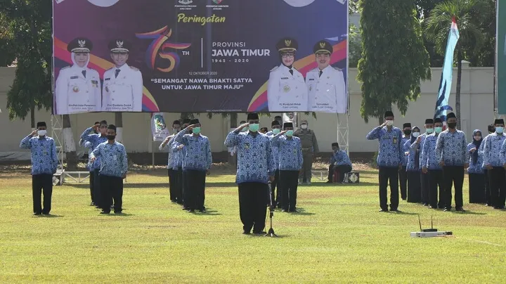 Pemkab Jombang Gelar Upacara Peringatan Hari Jadi yang Ke-110