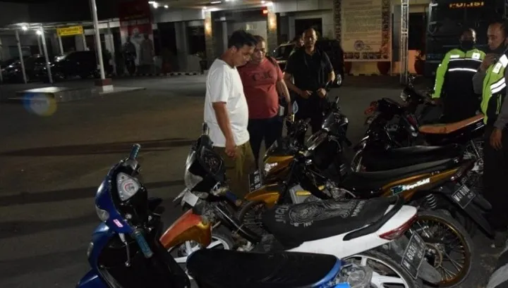 Balap Liar Digagalkan, 6 Unit Motor Diamankan