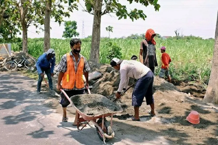 Atasi Perekonomian, Dinas PUPR Kota Kediri Bentuk Program Padat Karya