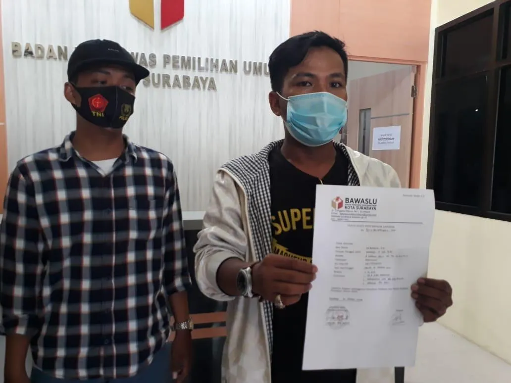 Temukan Pelanggaran, Mahasiswa Laporan Eri-Armuji ke Bawaslu