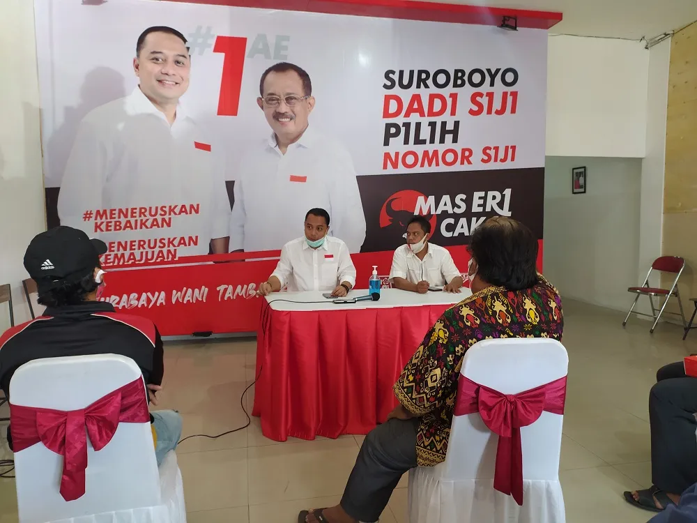 Eri Cahyadi Ajak DPRD untuk Tangani Keluhan PKL Basar Surabaya