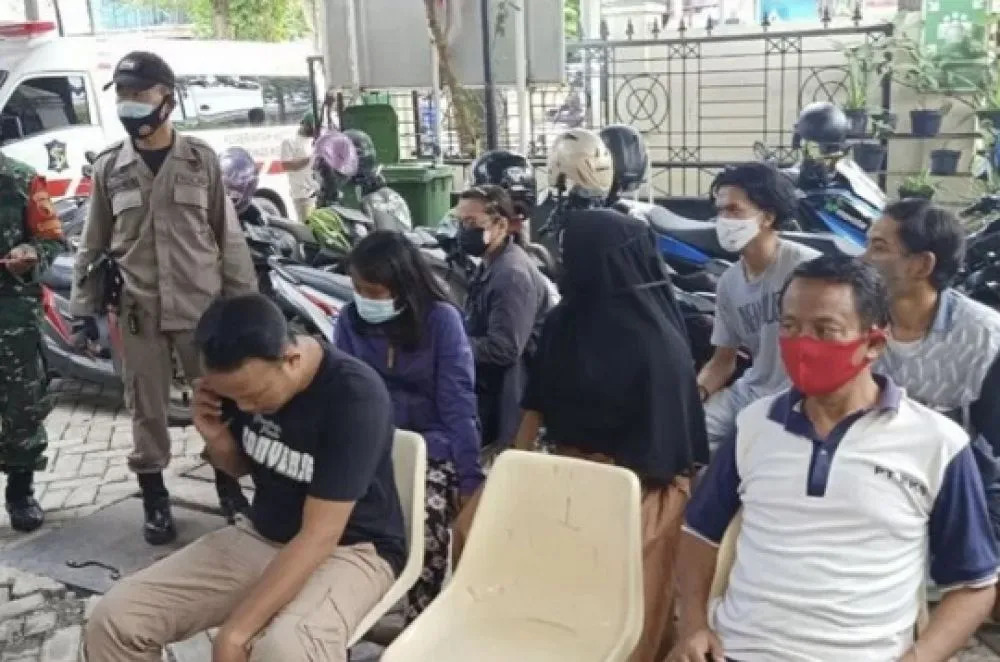 Tak Maskeran, Disanksi Tes Swab Ditempat