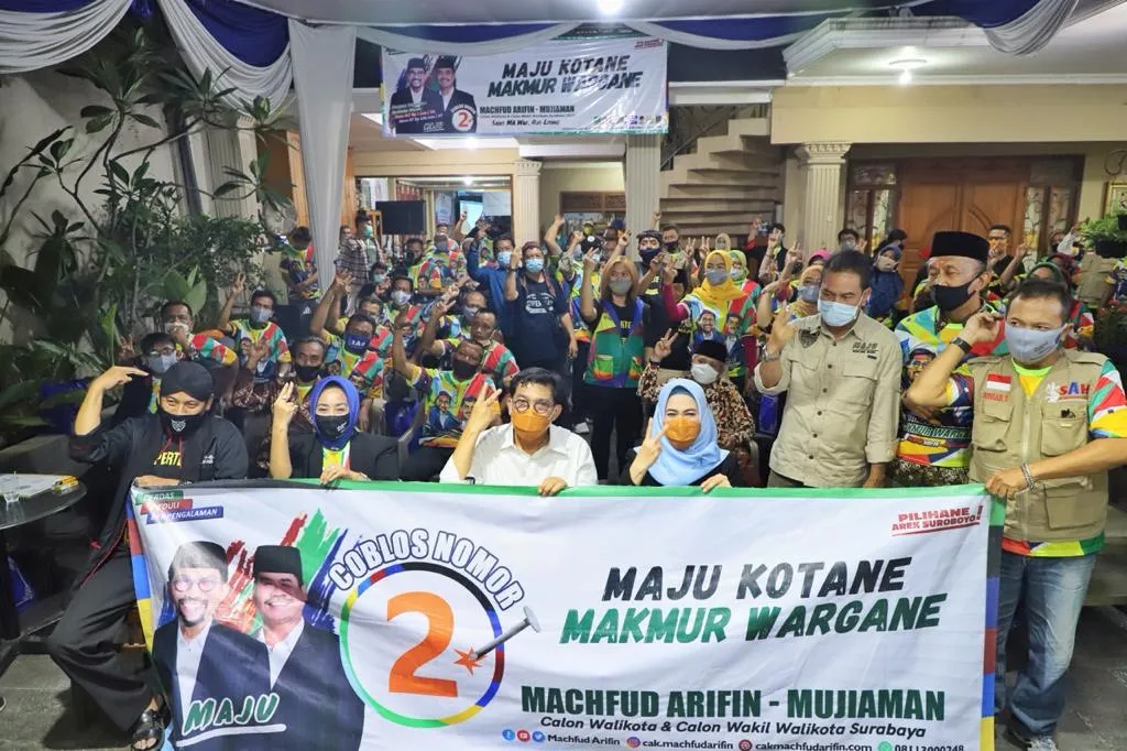Relawan SAH Siap Menangkan Machfud-Mujiaman