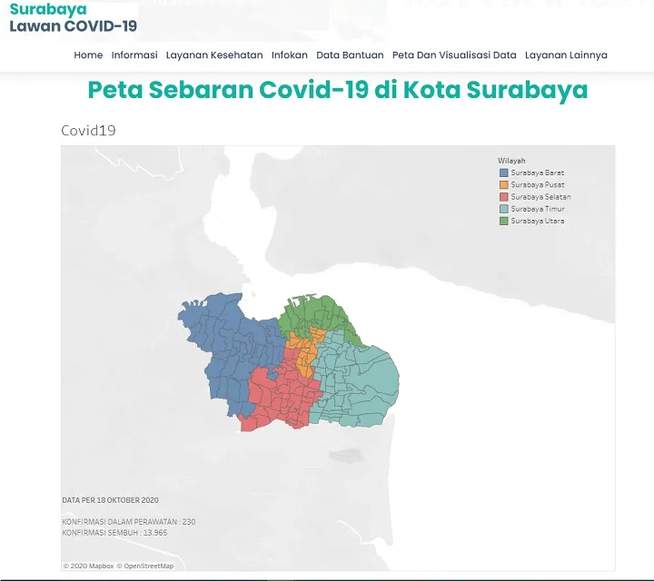 Kini, Surabaya Masuki Resiko Rendah Covid-19