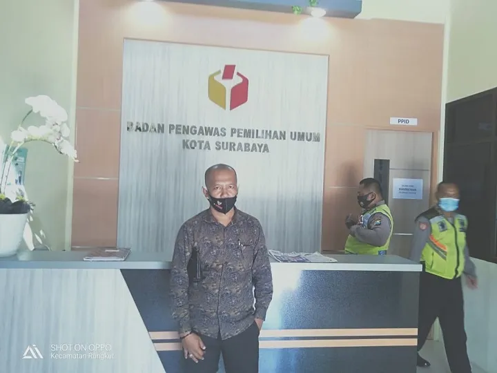 Plt Kepala DKRTH dan Armuji Dilaporkan ke Bawaslu Surabaya