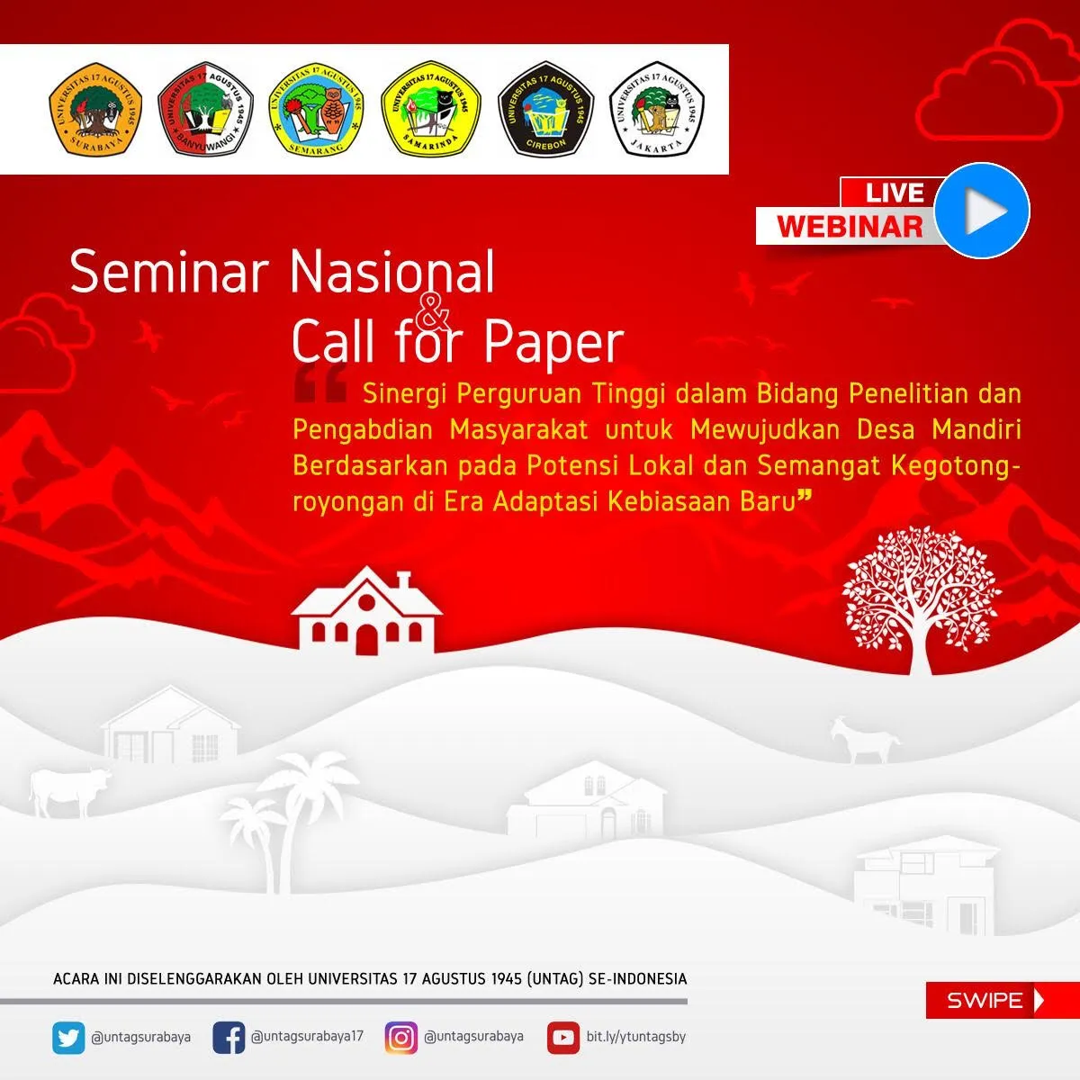 Konsorium Untag Adakan Seminar Nasional di Hari Pahlawan