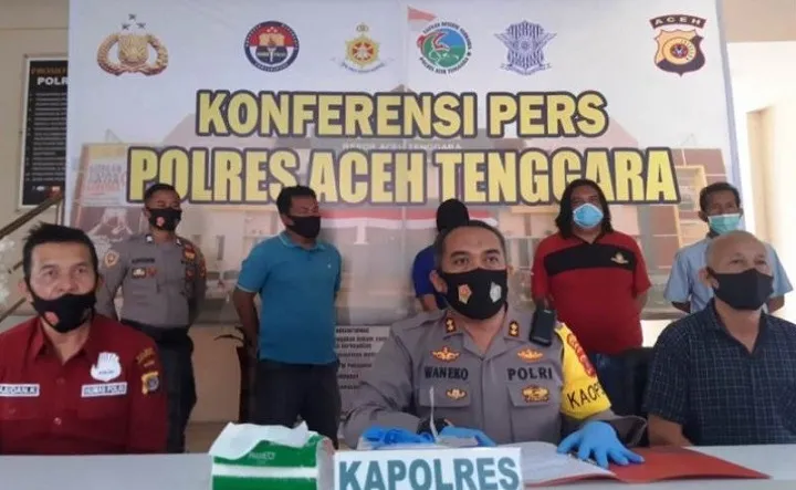 Pembacok Ustadz di Aceh Pecatan Polisi