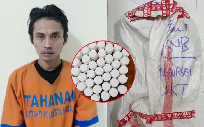 Miliki 1 Karung Pil Koplo Warga Taman Diringkus