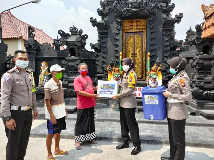 Lagi, Satlantas Polres Lamongan Bakti Sosial Jamaah Lintas Agama
