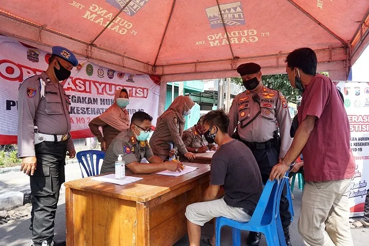 Disiplinkan Prokes, 10 Warga Kota Kediri Terjaring Operasi Yustisi