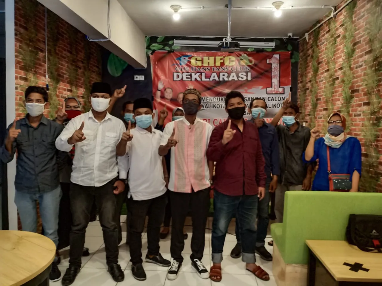 Gus Hans Fans Club, Deklarasi Dukung Eri - Armuji