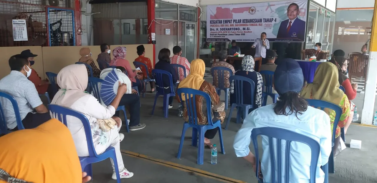 H.Soehartono DPR RI Sosialisasi 4 Pilar di Kota Madiun