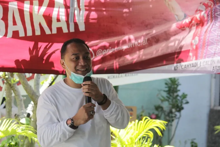 Ucap Alhamdulilah, Eri Cahyadi Bersyukur Unggul di Survei Terbaru