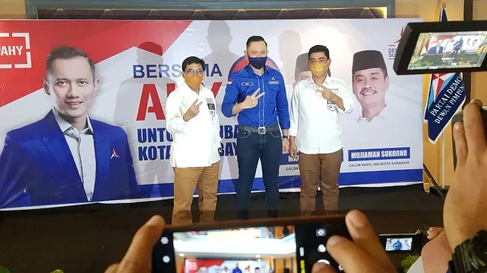 AHY Berharap Machfud-Mujiaman Menang Sampai TPS