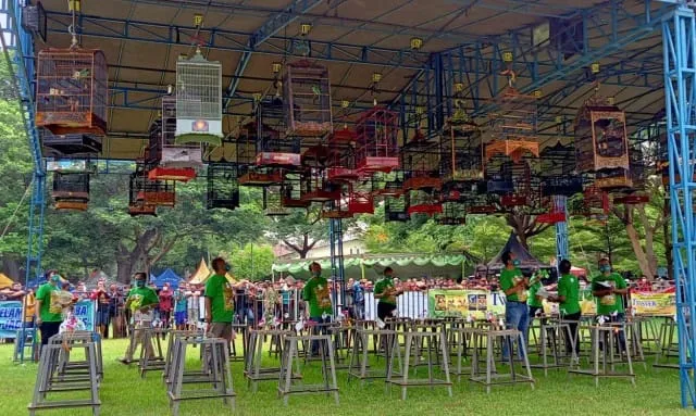 PBI Kediri Gelar Lomba Burung Kicau Pulihkan Sektor Ekonomi Kota Kediri