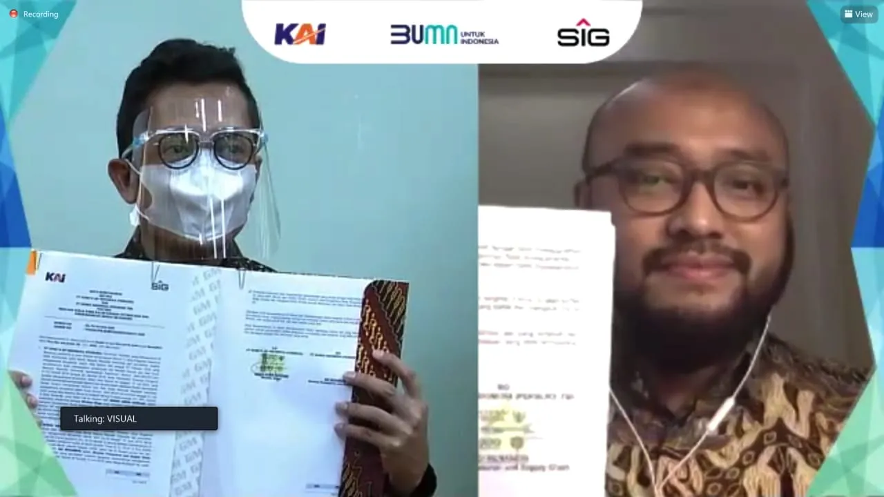 SIG dan KAI Kerjasama Optimalisasi Angkutan Semen