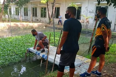 Komandan Resimen Artileri Marinir Tinjau Progam Ketahanan Pangan