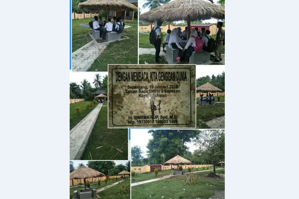 Minat Baca Minim, Kepsek di Sumenep Buat Taman Bacaan