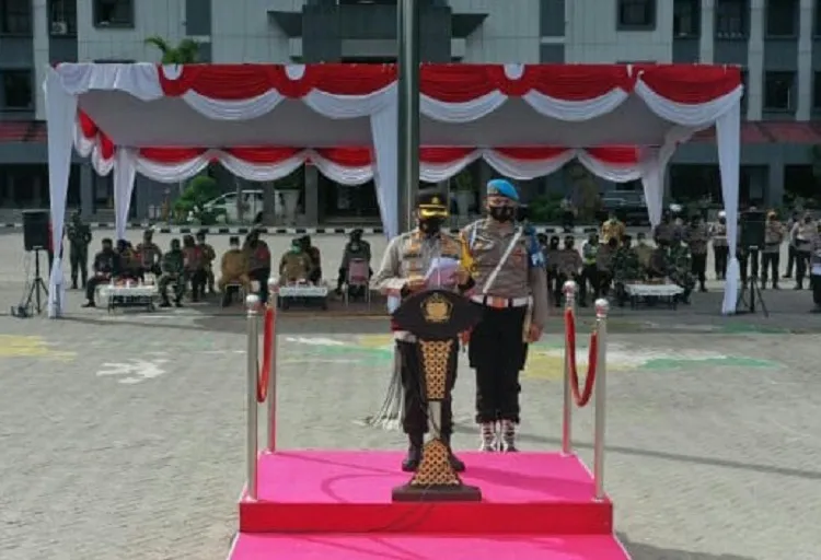 Polres Gresik Gelar Apel Pasukan Pengamanan Nataru