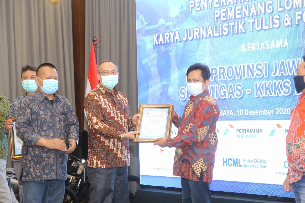 SKK Migas Jabanusa dan PWI Jatim Umumkan Pemenang Jurnalistik 2020