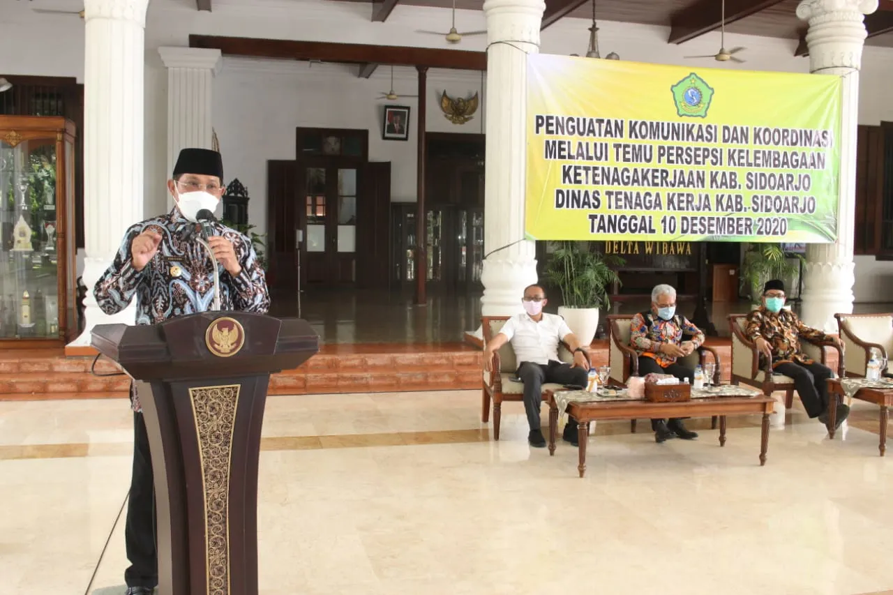 Pemkab Sidoarjo Kuatkan Koordinasi Lembaga Ketenagakerjaan