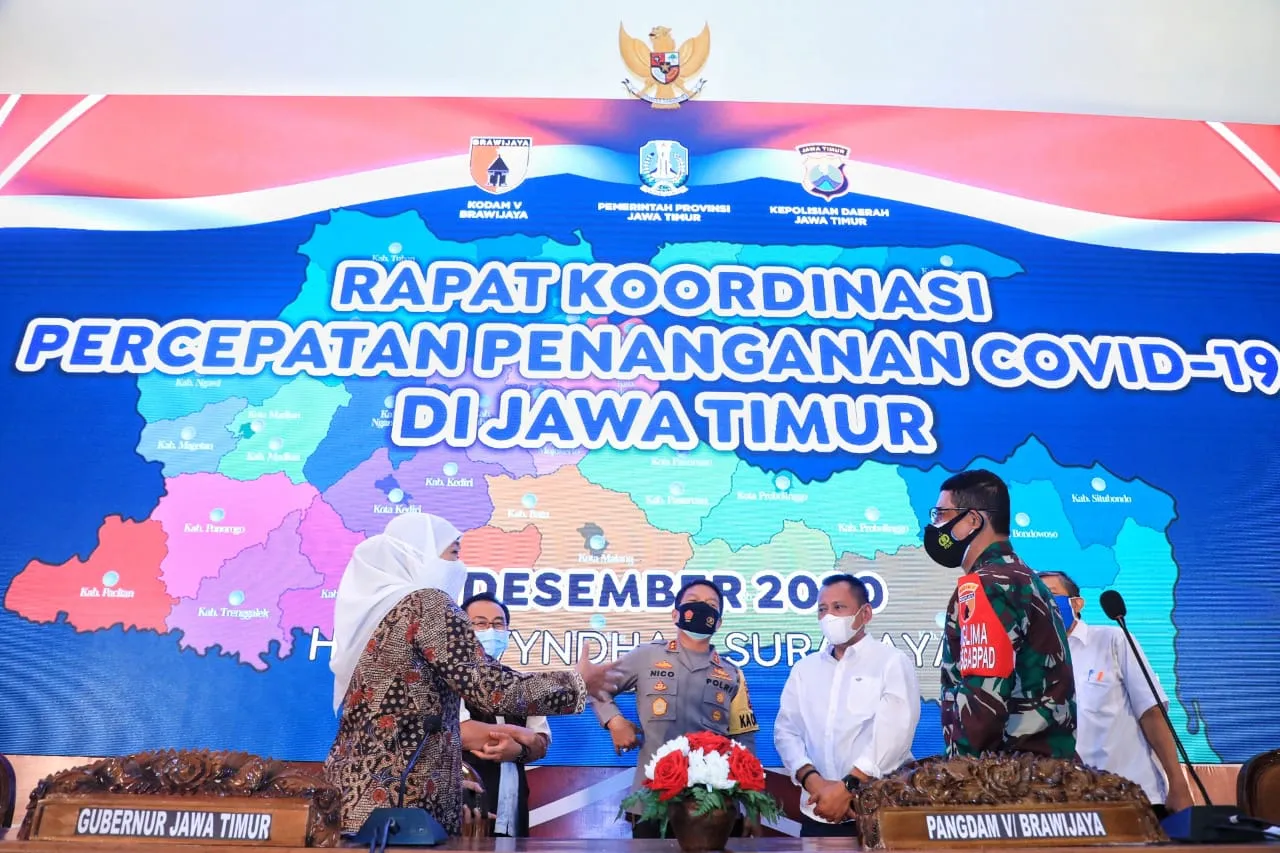Pemprov-Forkopimda Jatim Perkuat Sinergitas Bersama Forkopimda Daerah