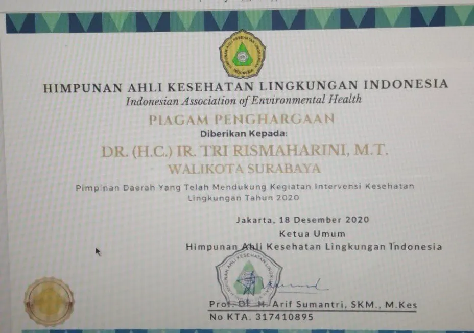 Wali Kota Risma Raih Penghargaan dari HAKLI