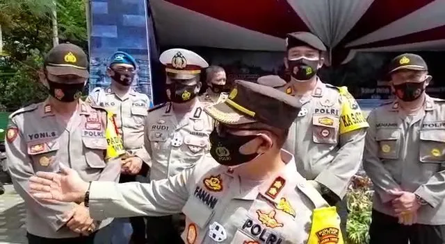 Kapolres Blitar Cek Kesiapan Pos Pam Sambut Nataru 2020
