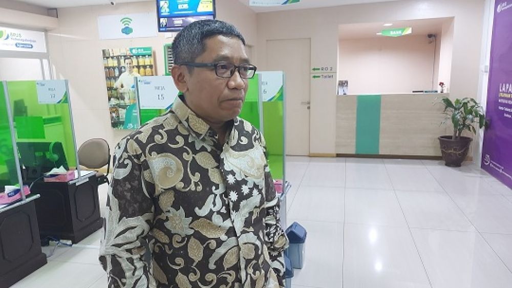 Deputi Direktur BPJS Ketenagakerjaan Jawa Timur, Dodo Suharto kepada Surabaya Pagi pada Selasa, (25/8/2020).SP/ADT