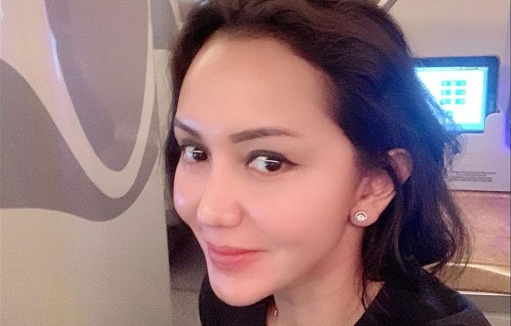 Potret Pinangki yang sempat terekam, saat dirinya hendak berangkat ke Amerika Serikat, menggunakan pesawat first class.