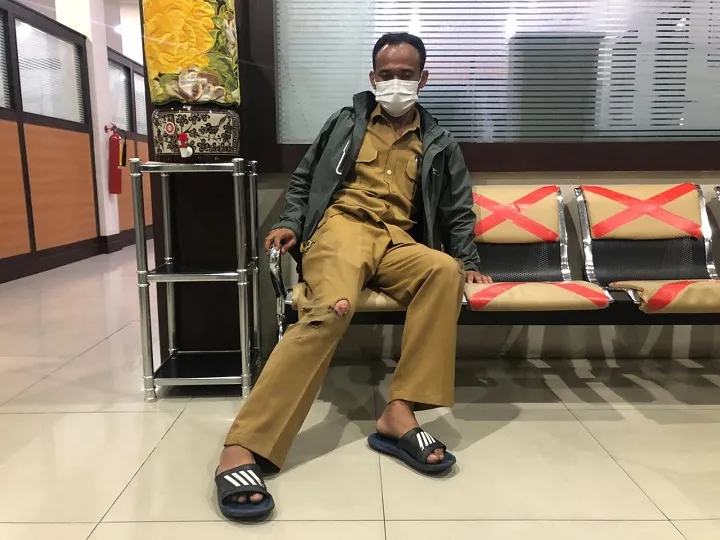 Anggota PNS Babak Belur Dianiaya Oknum Polisi
