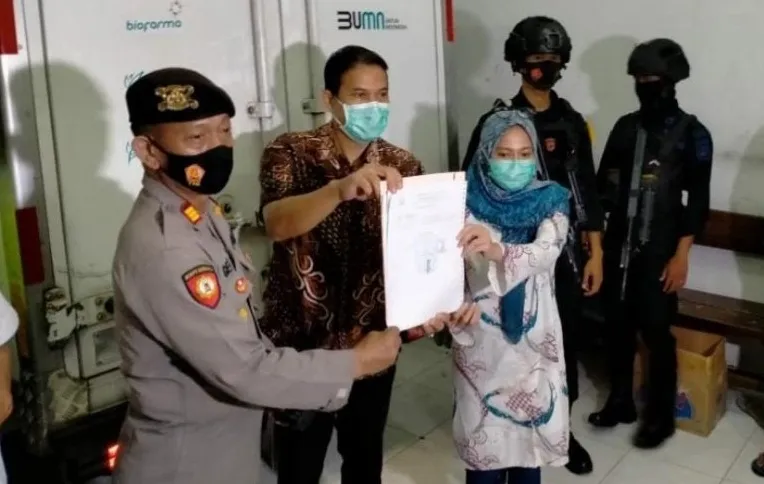 Ribuan Vaksin Covid-19 Tiba di Kantor Dinkes Tuban