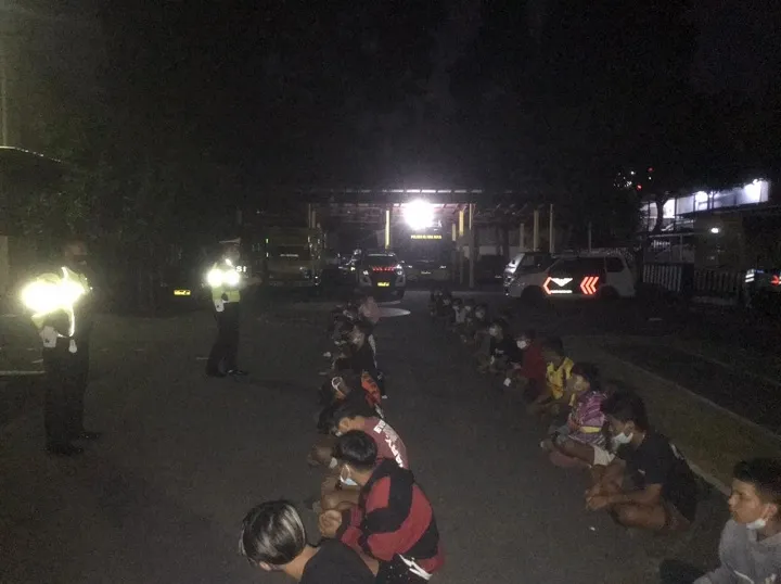 55 Kendaraan Roda Dua Terjariang Razia Balap Liar