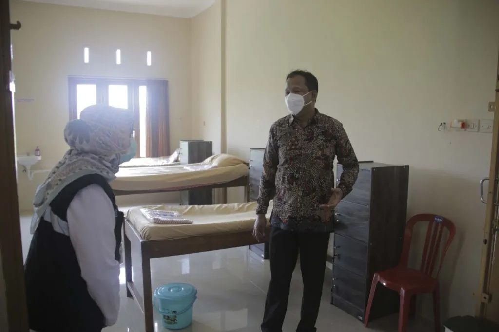 Resmikan Shelter Kedua, Mampu Tampung 74 Pasien Covid-19
