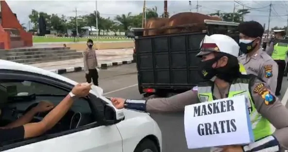 Polres Blitar Gelar Operasi dan Rapid Antigen Acak Ke Pengendara