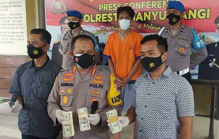 Polisi Amankan Tersangka ke 13 Kasus Uang Asing Palsu