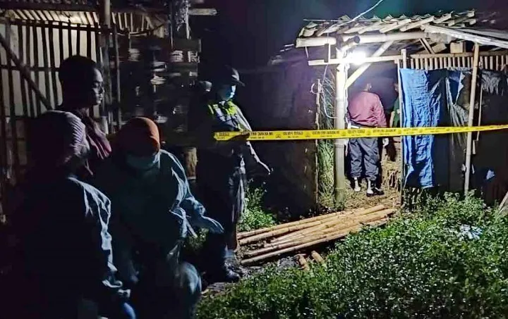 Pemuda di Pasuruan Kendat di Kandang Sapi